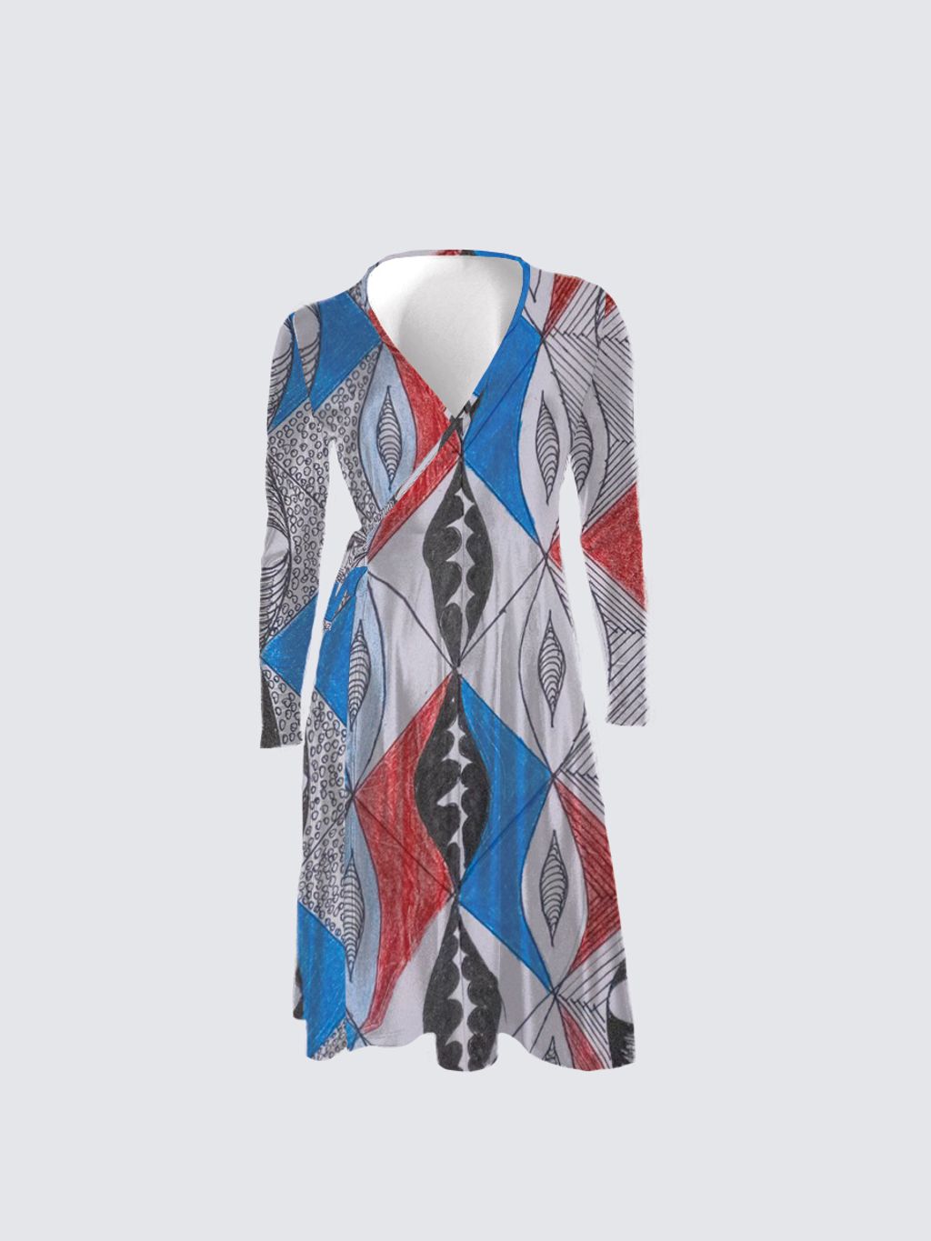Picture of Be glad Olivia Wrap Dress