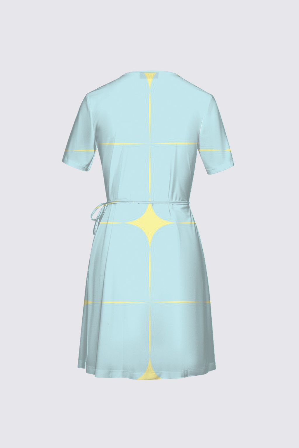 Picture of Blue sky with stars Lea Wrap Dress