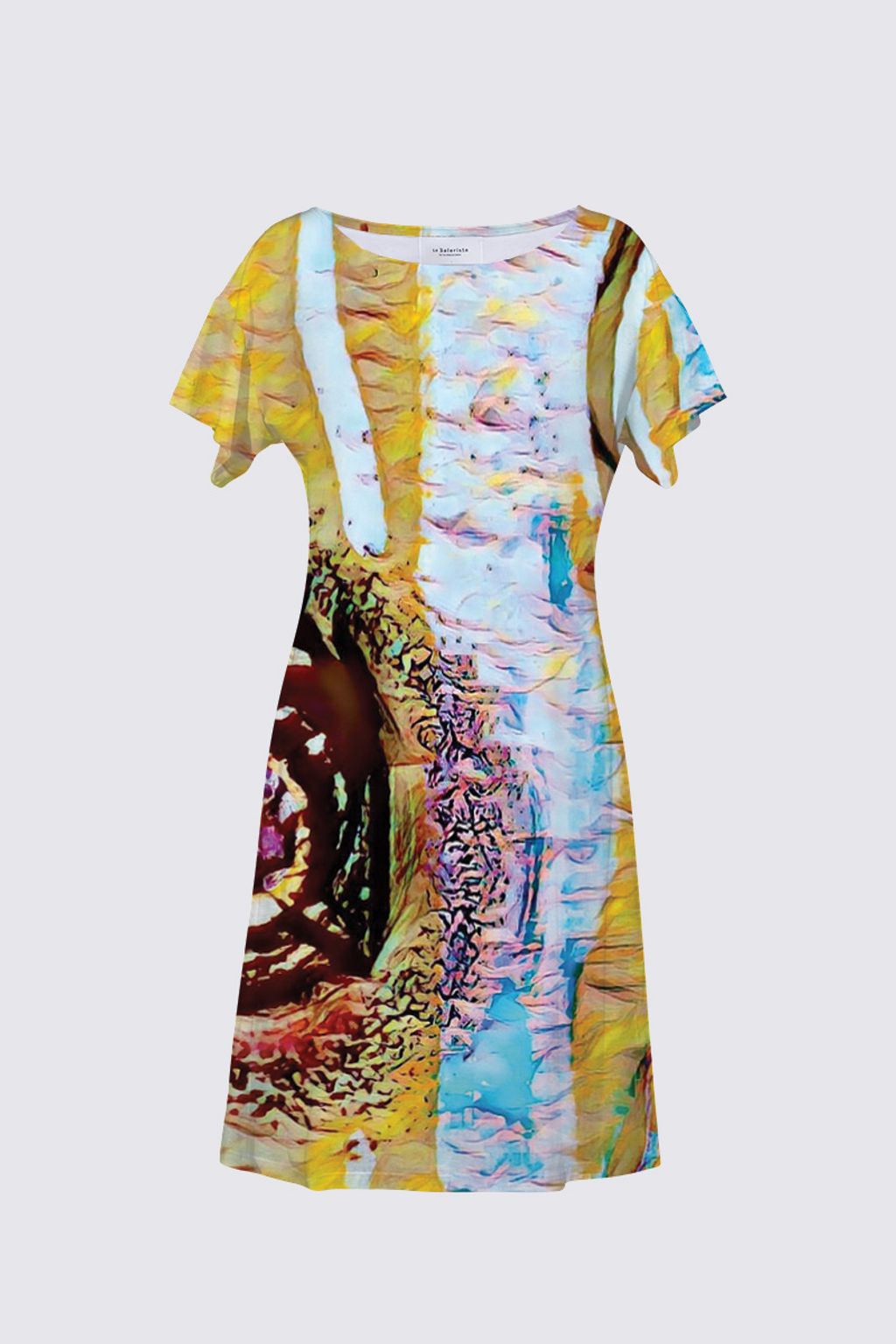 Picture of Solar Abstract Carrie T-shirt Dress