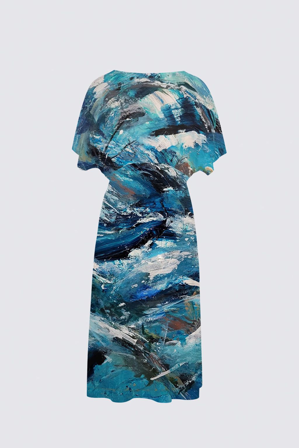 Picture of Waves of Creation Sarah V-neck Dress