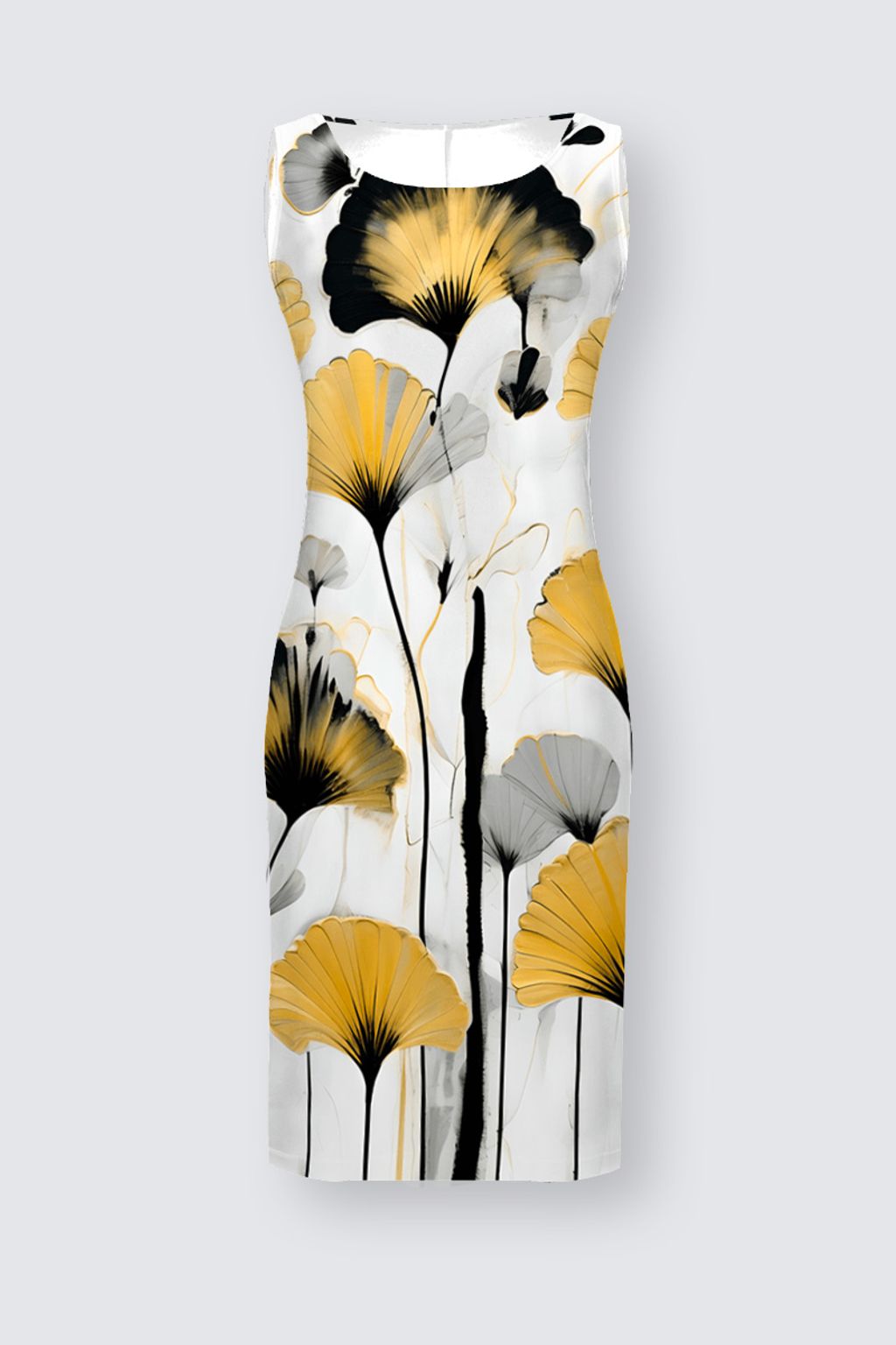 Picture of Golden Ginkgo Anais Dress