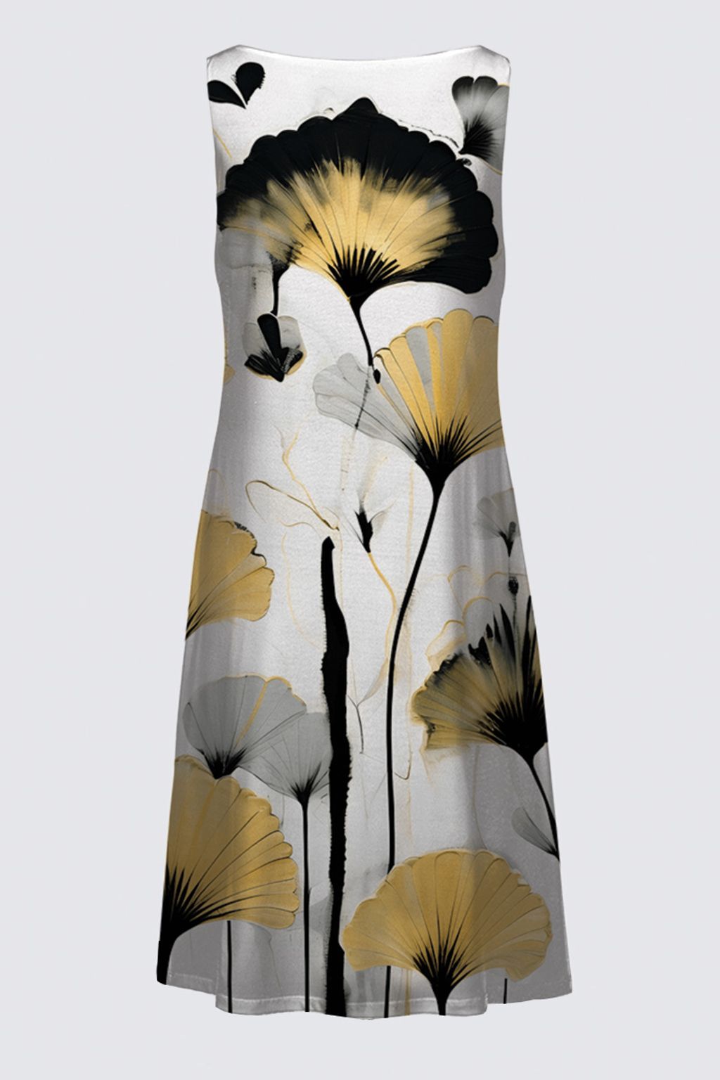 Picture of Golden Ginkgo Katia Dress