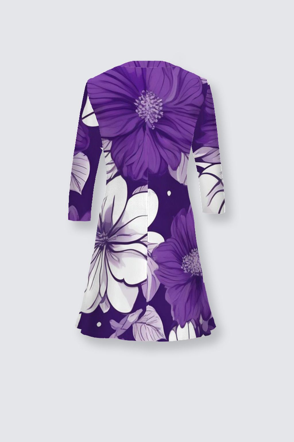 Picture of Purple  Laura Flare Dress