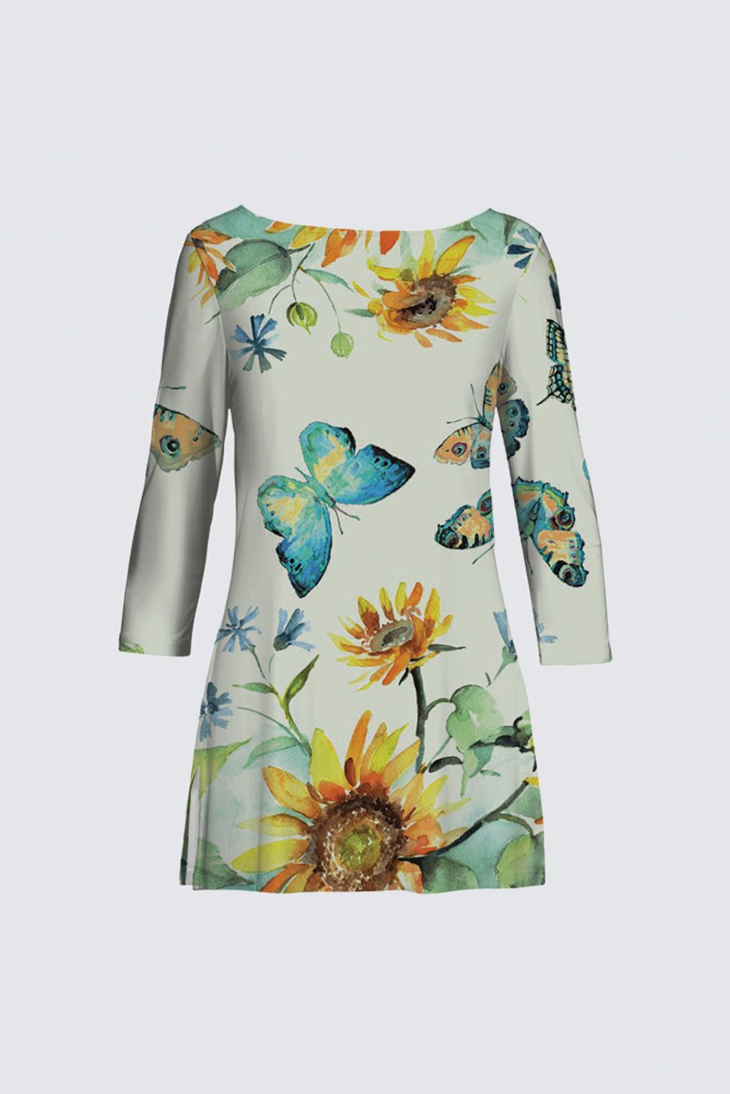 Picture of Butterflies and Sunflowers - Le Galeriste Patti Tunic II