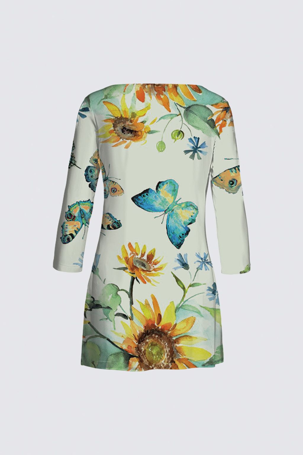 Picture of Butterflies and Sunflowers - Le Galeriste Patti Tunic II
