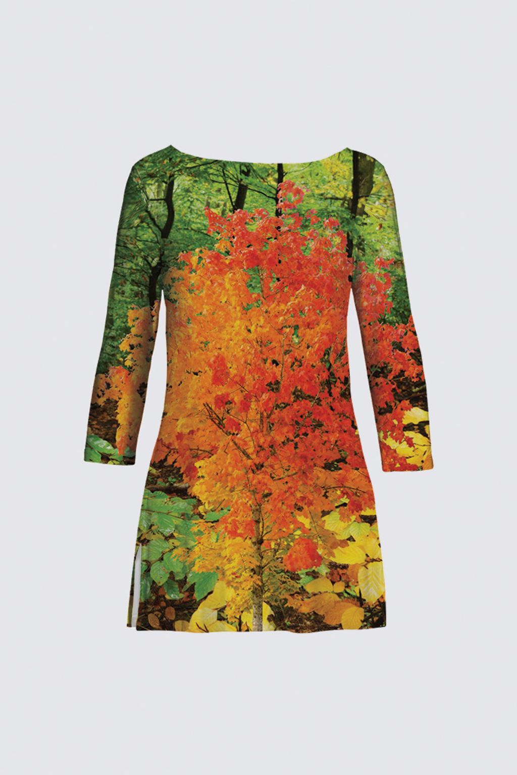 Picture of Autumn Tree and Leaves Patti Tunic II