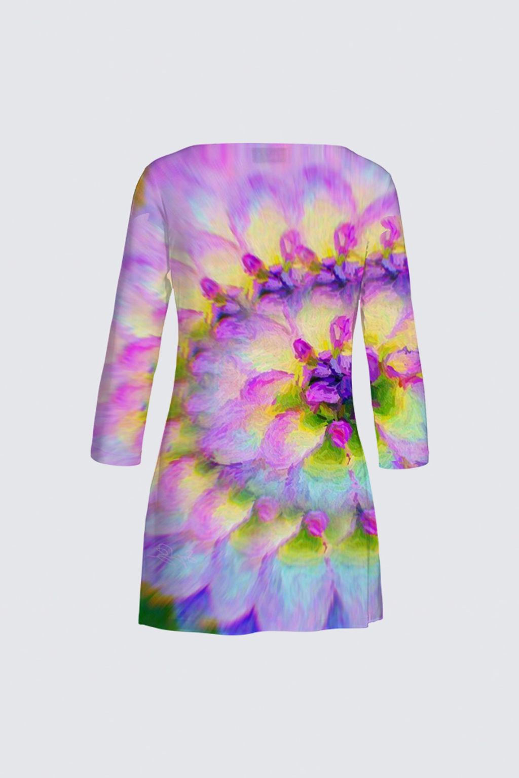 Picture of Lilac floral Maze  Patti Tunic II