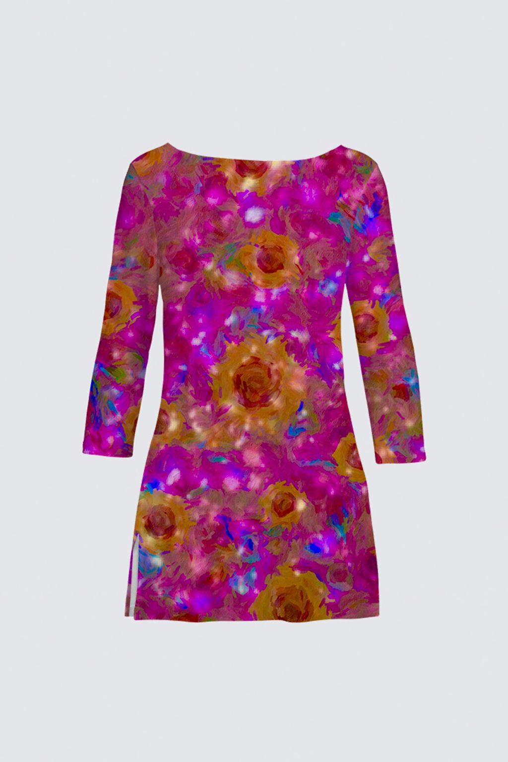 Picture of Hot pink sunflowers  Patti Tunic II