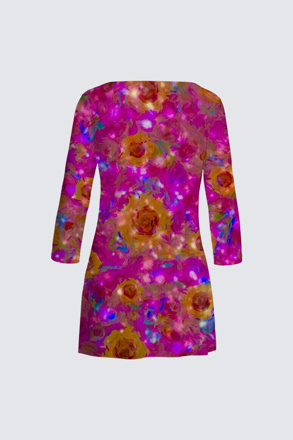 Picture of Hot pink sunflowers  Patti Tunic II