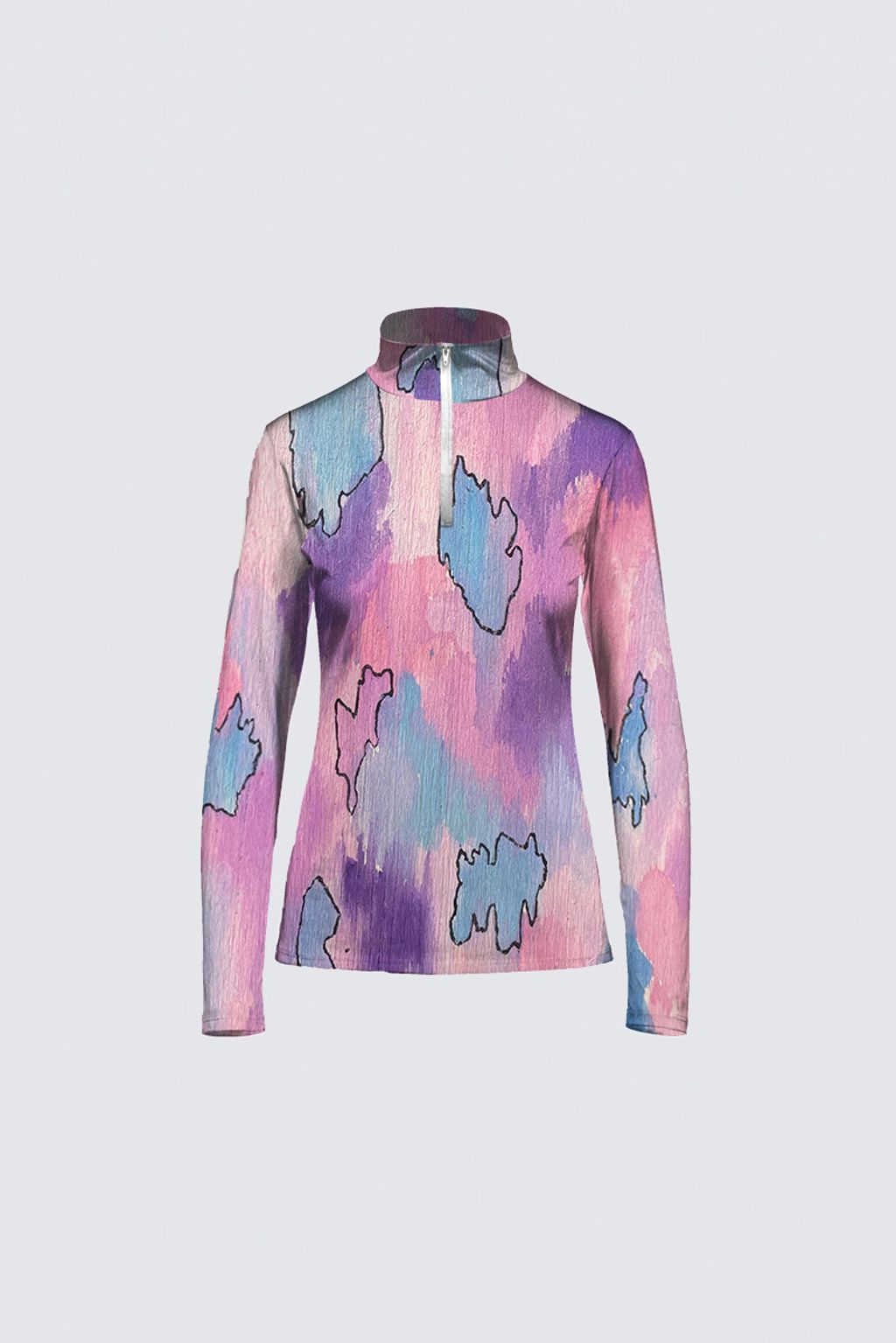 Picture of Pastel Watercolor Abstract Jamie Top 
