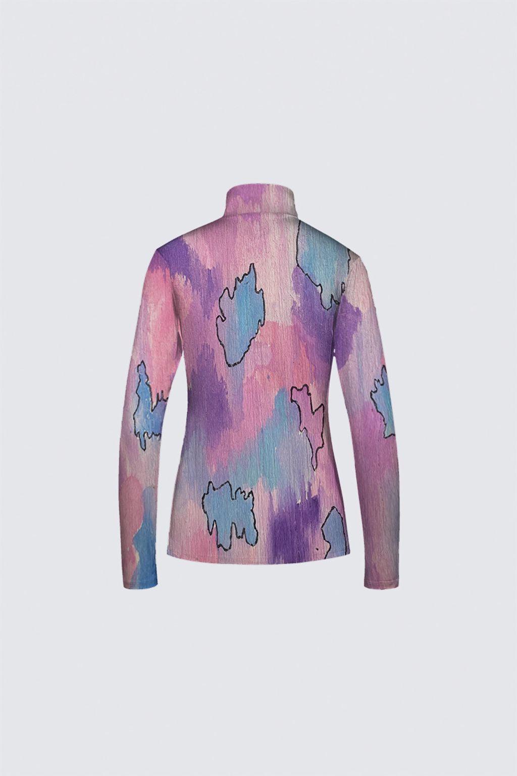 Picture of Pastel Watercolor Abstract Jamie Top 