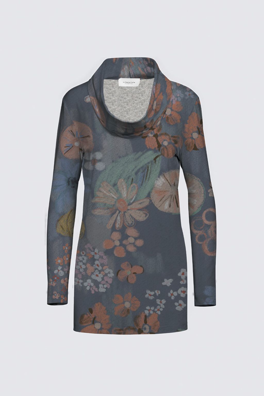 Picture of FLORAL OIL PAINTING MIA TUNIC IN SWEATER KNIT