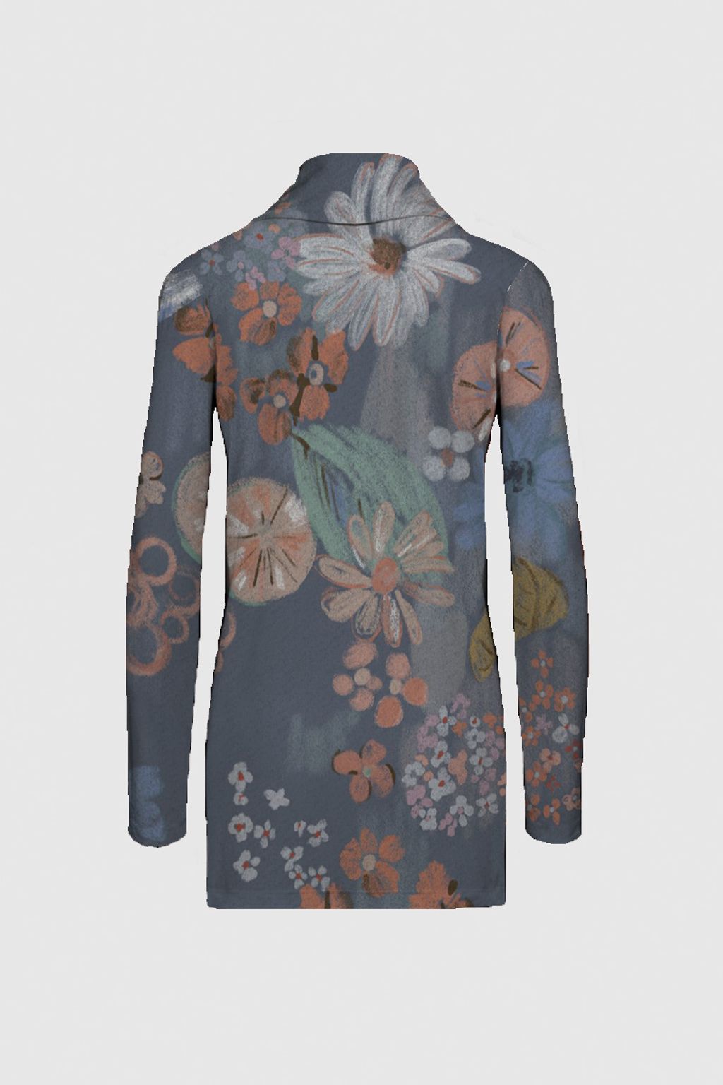 Picture of FLORAL OIL PAINTING MIA TUNIC IN SWEATER KNIT