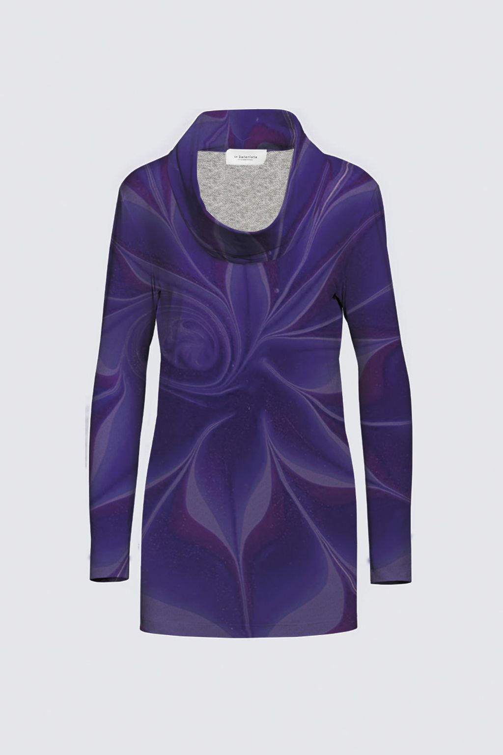 Picture of Purple Flower Mia Tunic in Sweater Knit