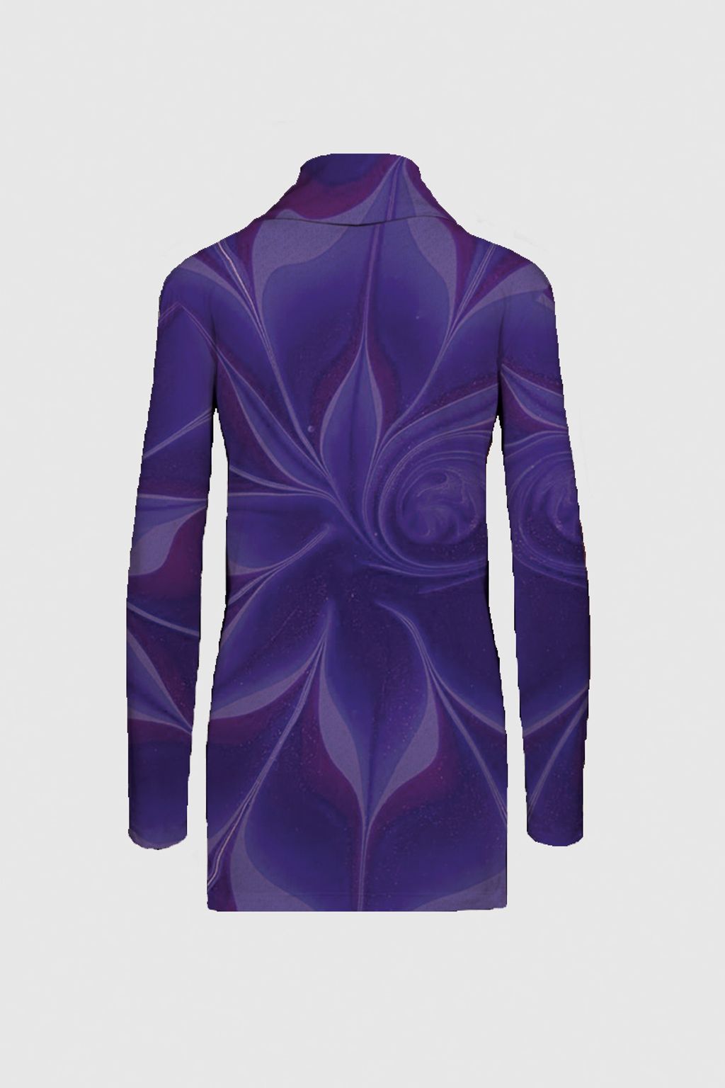 Picture of Purple Flower Mia Tunic in Sweater Knit