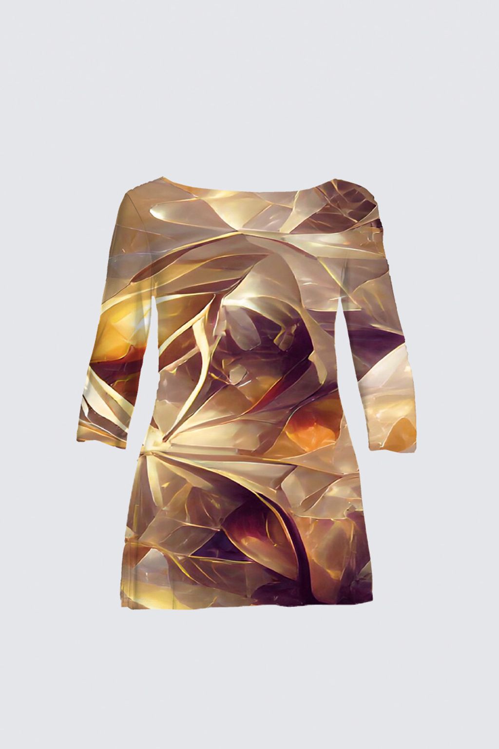 Picture of Golden geometry  Plus-Size Patti Tunic II