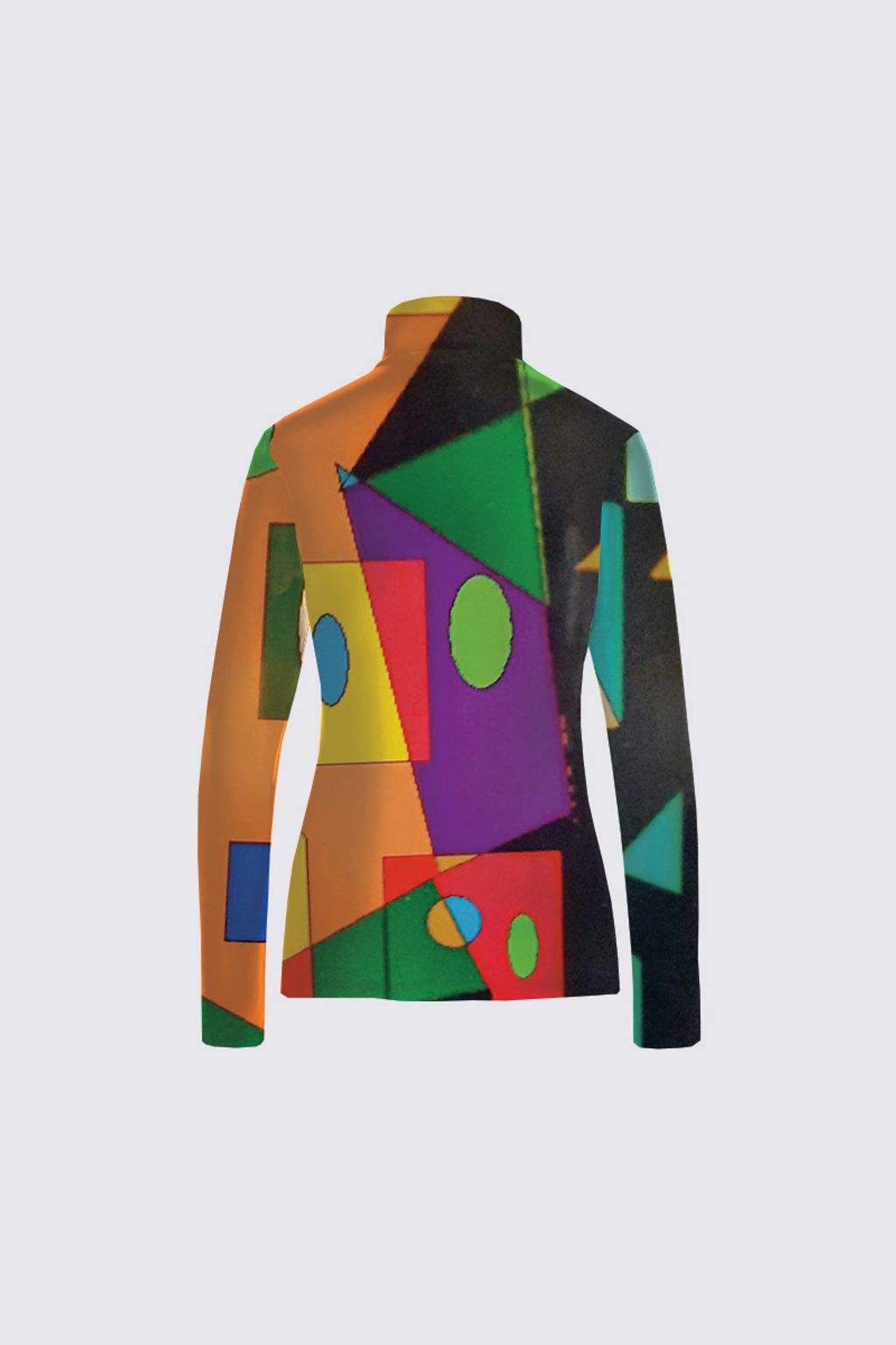 Picture of Geometric Shapes 1 Catherine Full-zip Active top