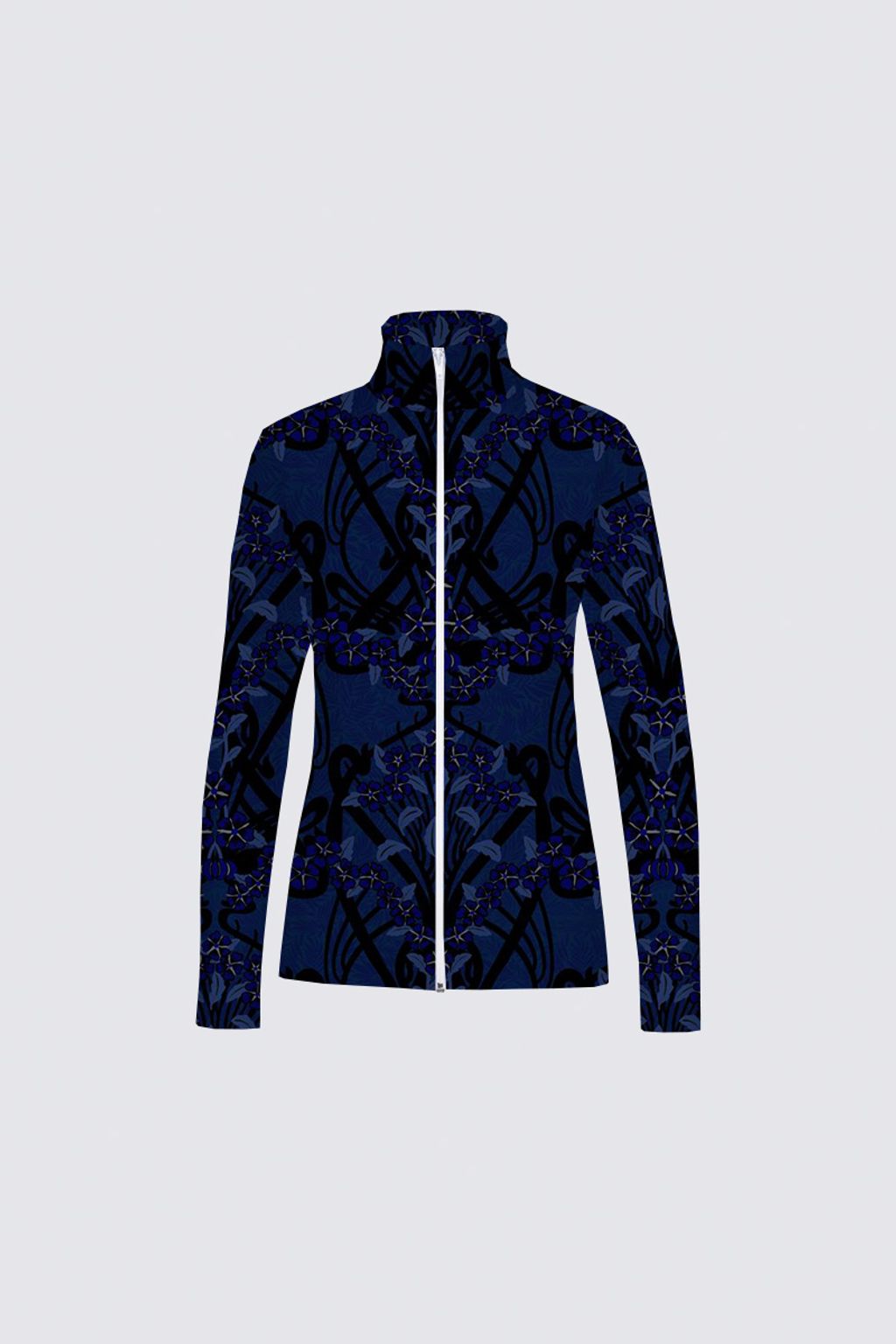 Picture of Art Nouveau Shadow Garland Catherine Full-zip Active top