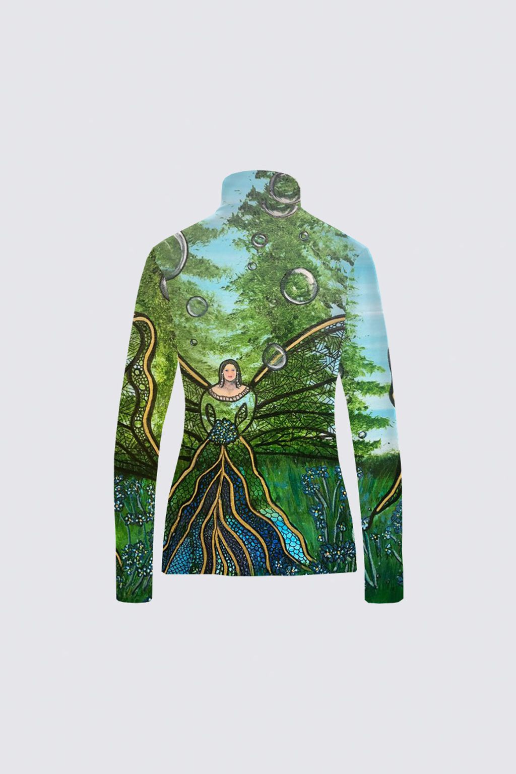 Picture of forget-me-not Catherine Black Full Zip Top