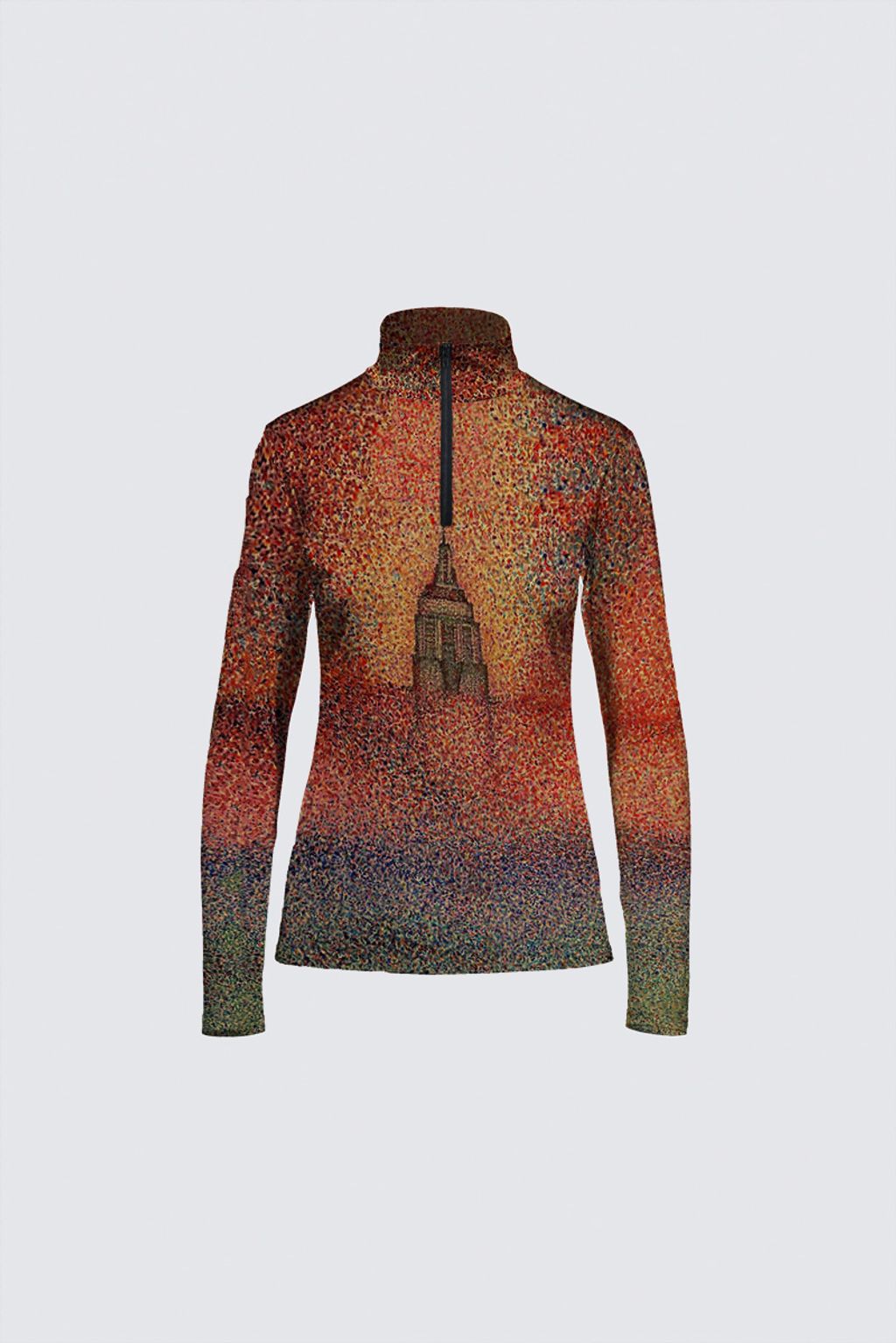 Picture of Tipping Points - New York Autumn Half-Zip Top