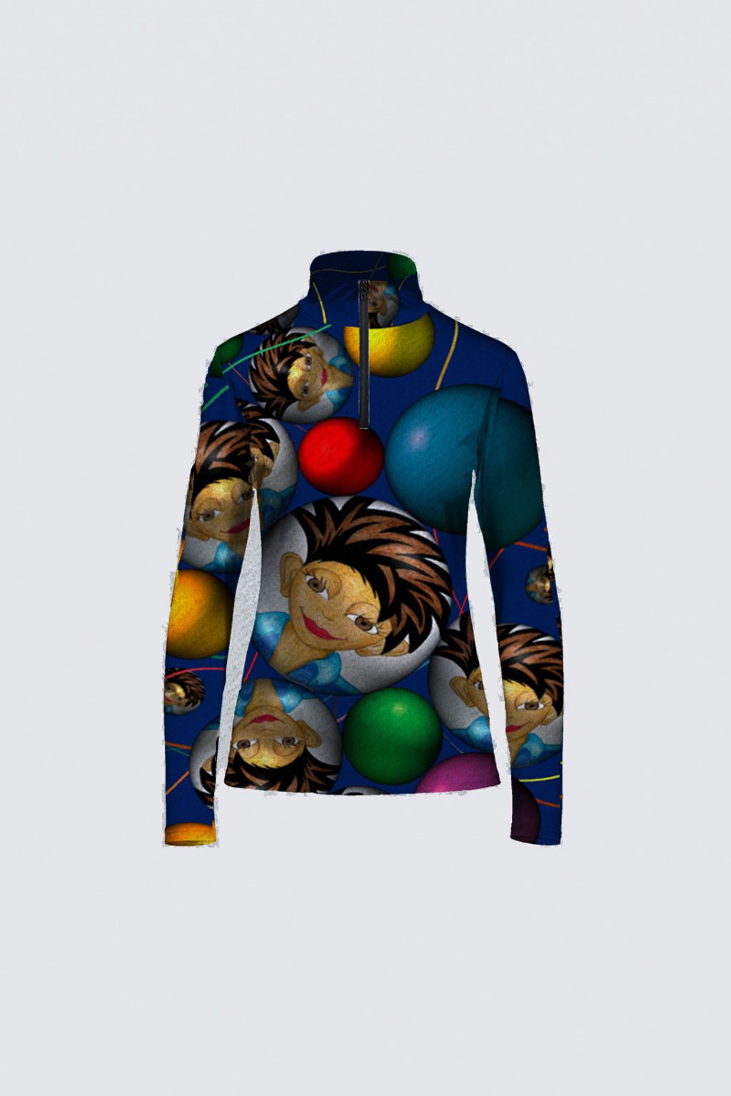 Picture of Danse céleste 2 Autumn Half-Zip Top