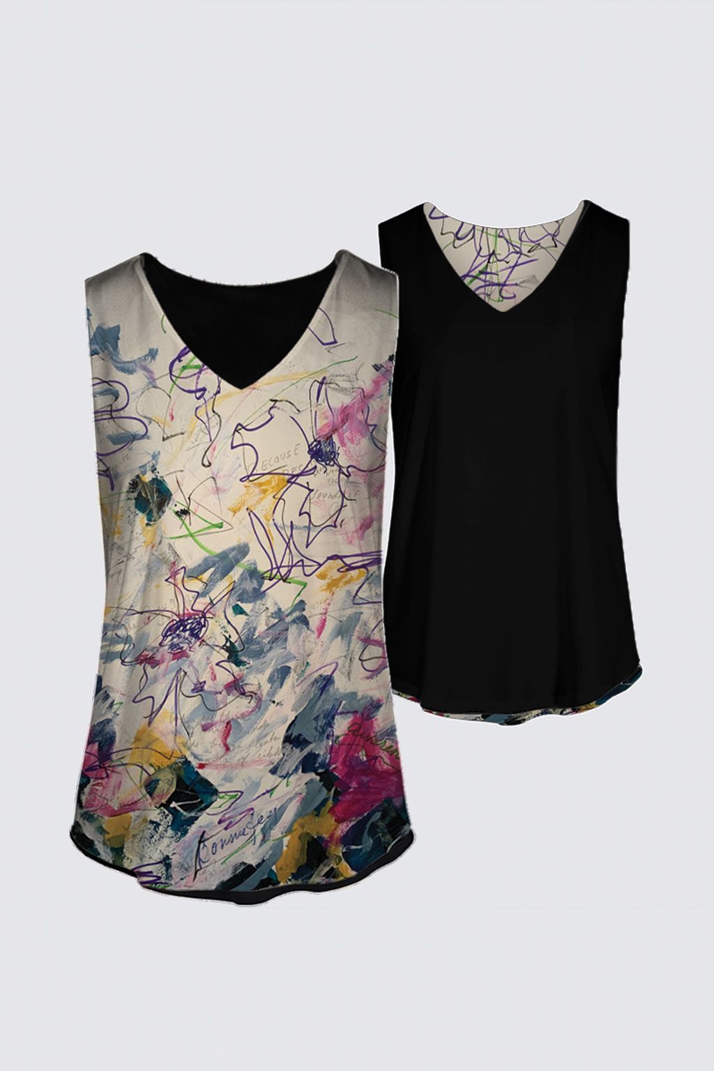 Picture of Hidden Messages Bonniefey Kaplan Tank