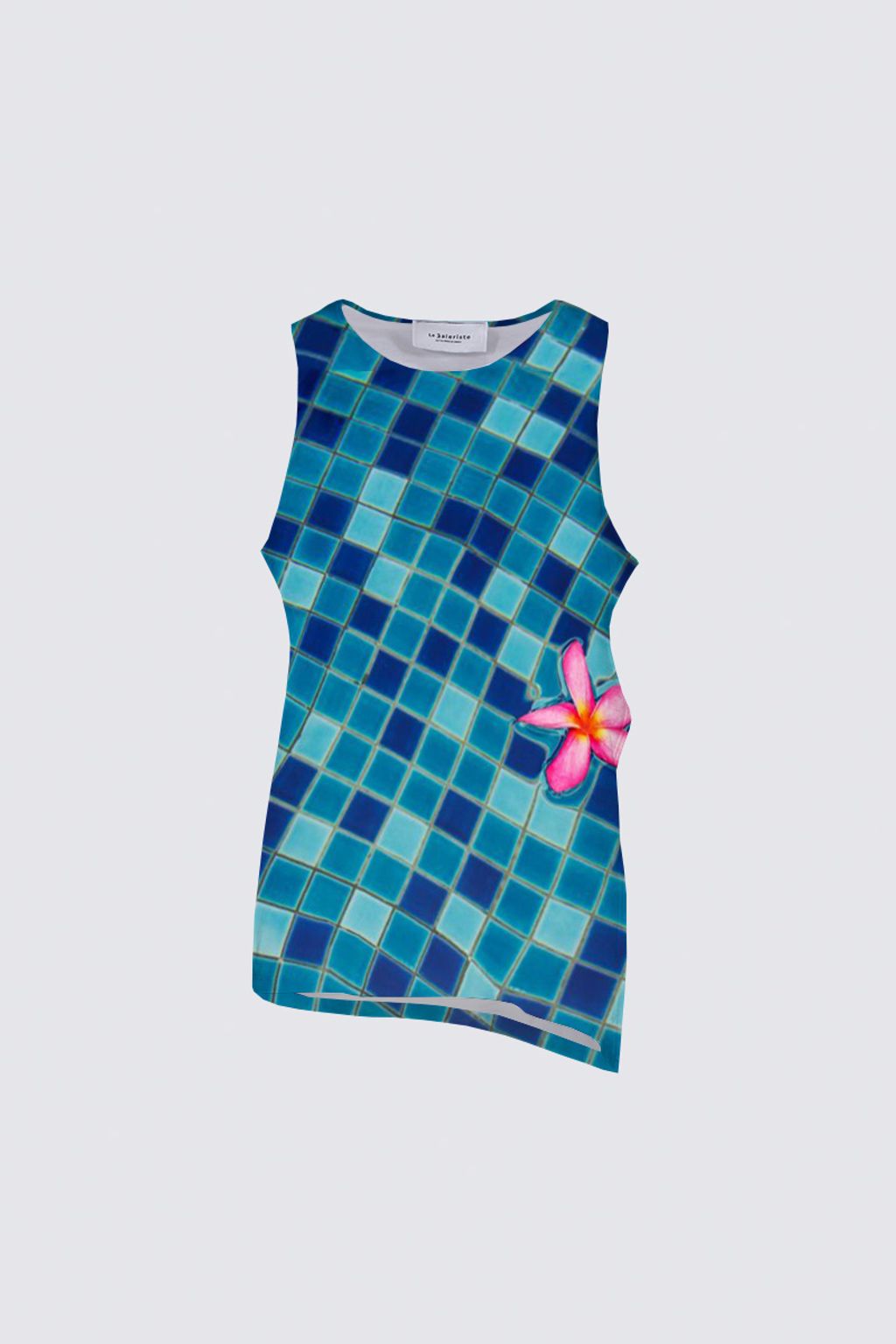 Picture of Blue and pink  Florence Knotted Tank top