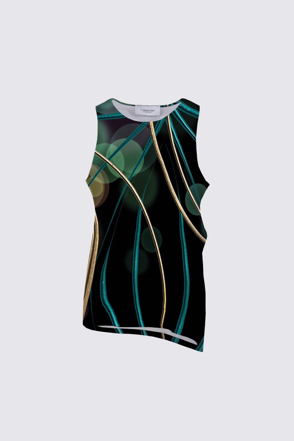 Picture of Gold circles Florence Knotted Tank top