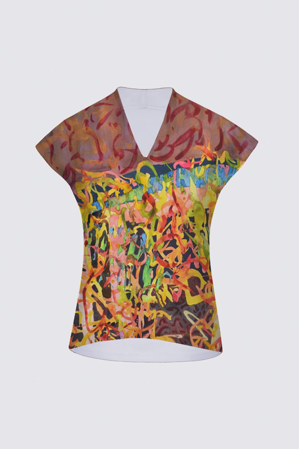 Picture of Seed Of Dreams Tamara V-neck Blouse