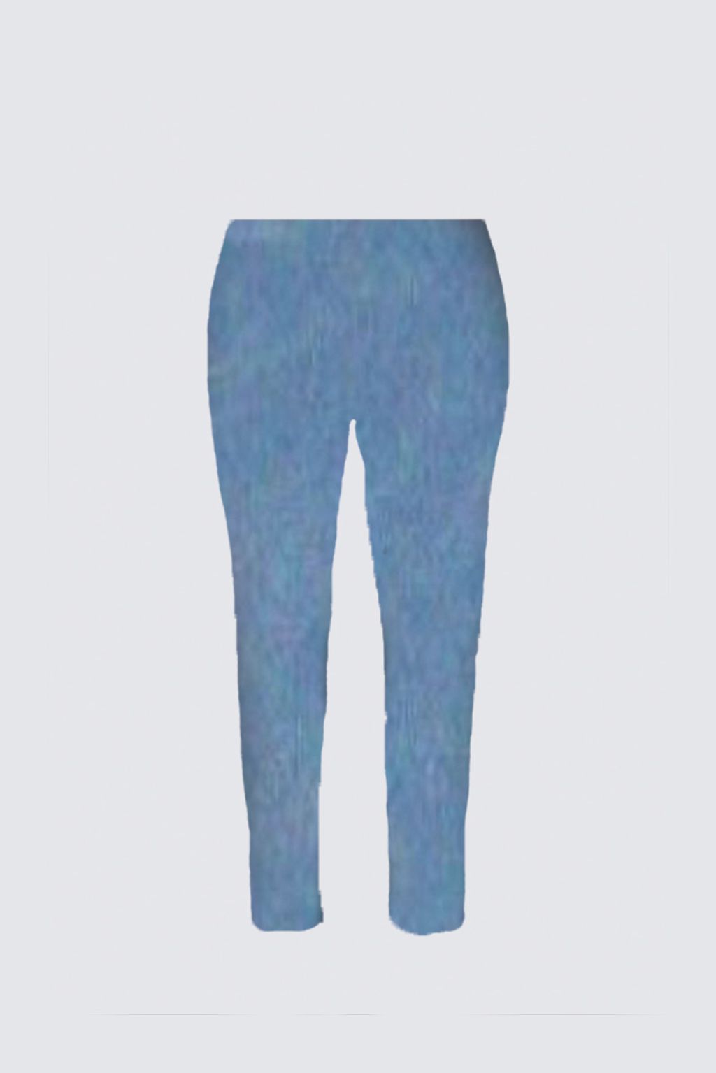 Picture of Sky Blue Plus-Size Jackie Stretch Cigarette Pants
