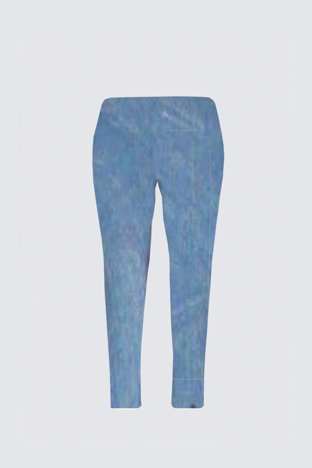 Picture of Sky Blue Plus-Size Jackie Stretch Cigarette Pants