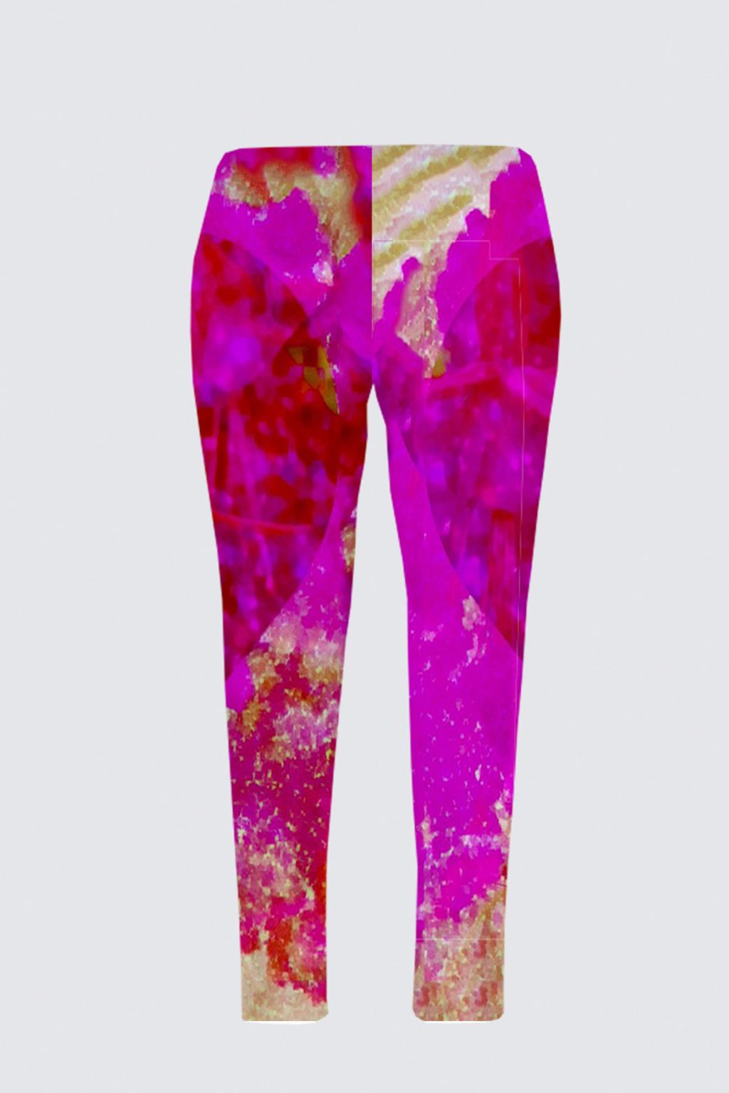 Picture of Floral heart  Plus-Size Jackie Stretch Cigarette Pants