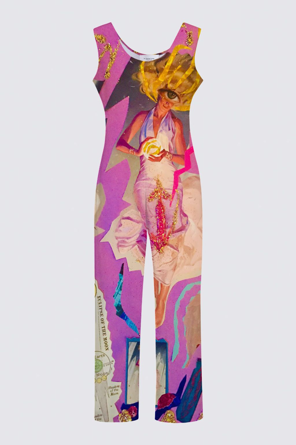 Picture of 'Crystal B$tches Watch as I Suck My Own C$ck' Chloe Sleeveless Jumpsuit