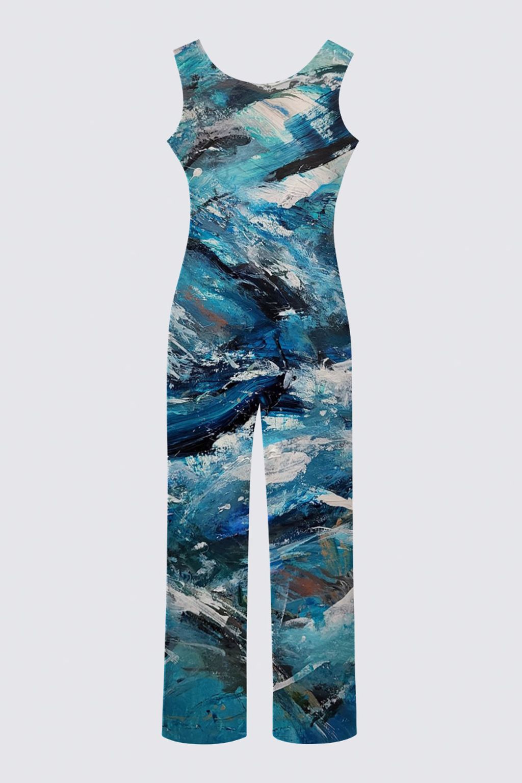 Picture of Waves of Creation Chloe Sleeveless Jumpsuit