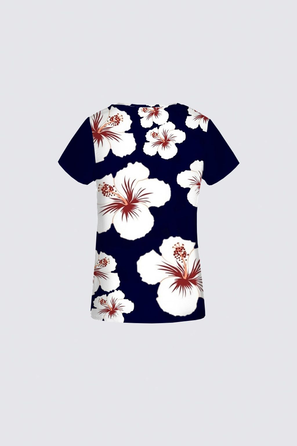 Picture of Navy & White Hibiscus WSS16