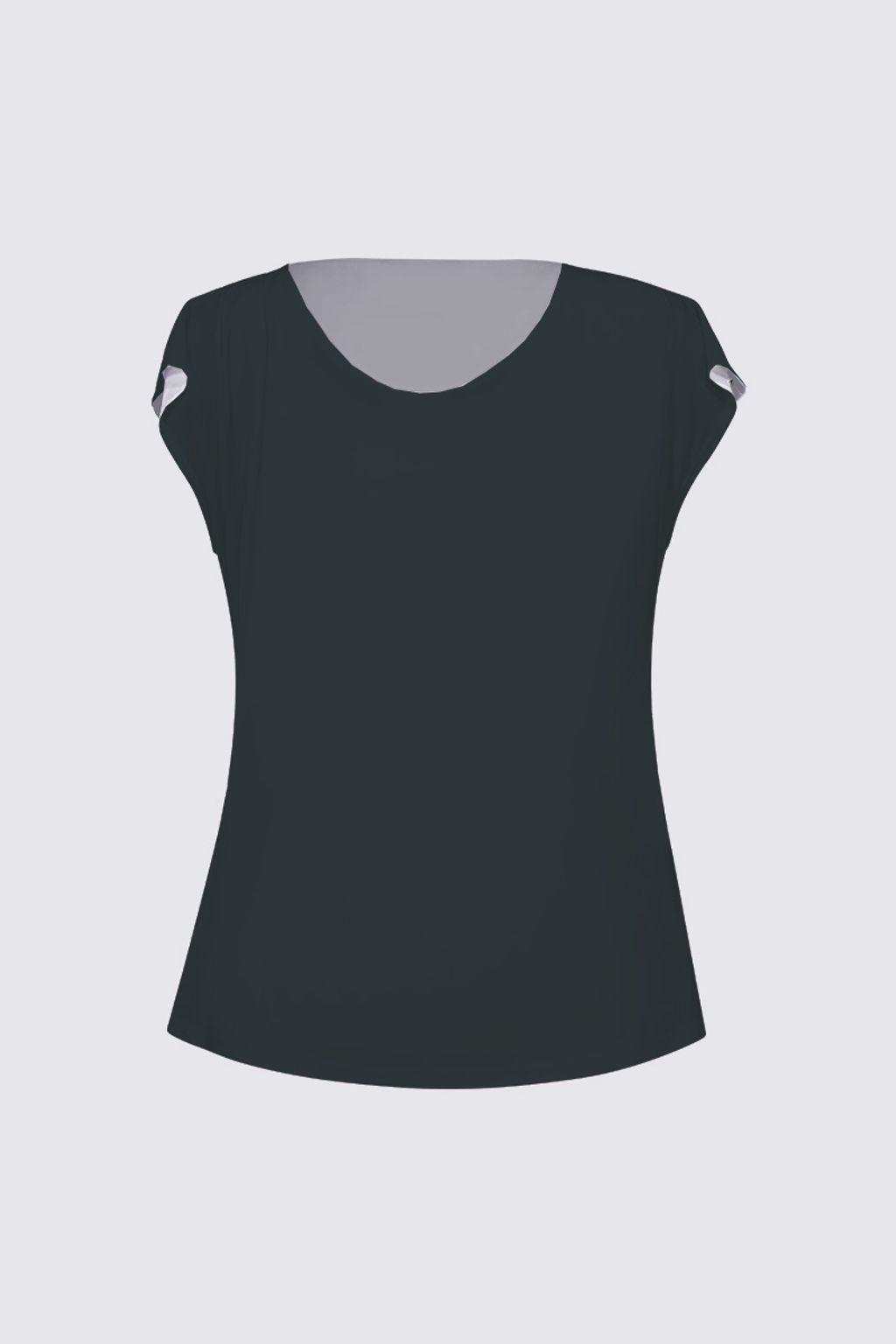 Picture of Charcoal Julie Drape T-shirt