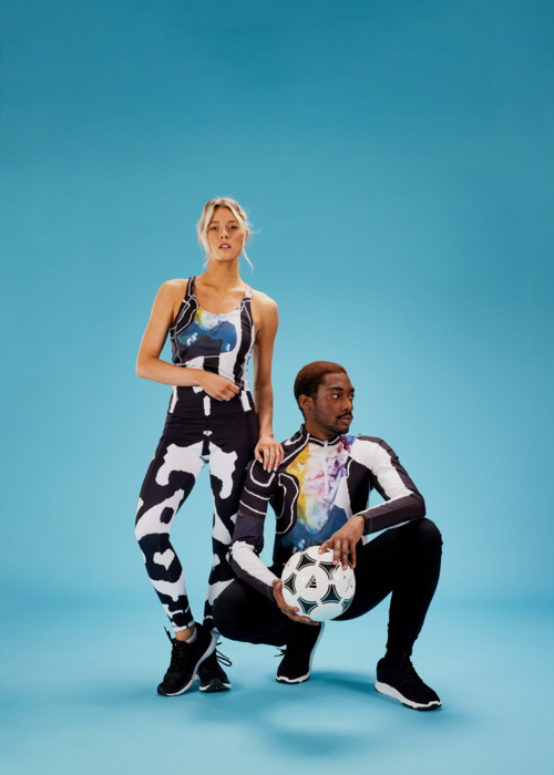 Picture of Cow Print Serena Active Leggings