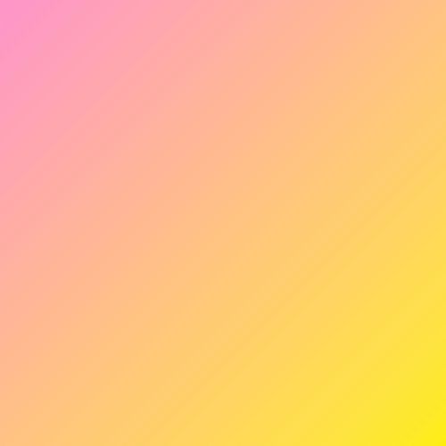 Picture of Basic Gradient Soft Pink & Tangerine to Yellow