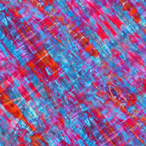 Picture of RUST TURQ DIAGONAL 