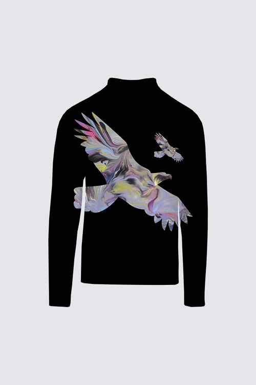 Picture of Flying Art MLS08 Sydney Black Active Top