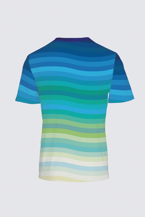 Picture of blue-green-stripes Salvador Tee