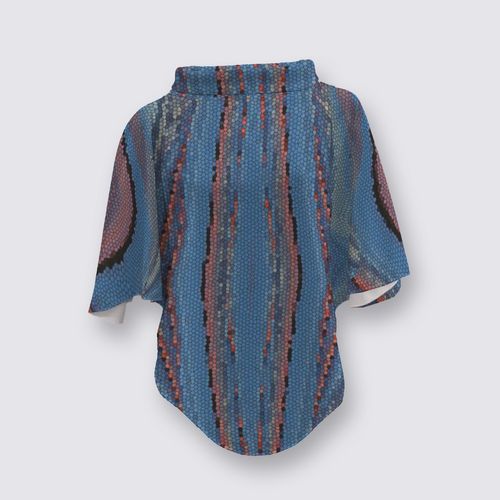 Picture of Ocean beads Mokran High Collar Poncho
