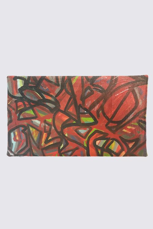 Picture of Red and green  Joy Beach Towel