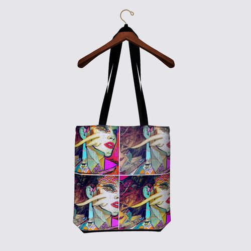 Picture of Broken 1  Scuba Tote Bag