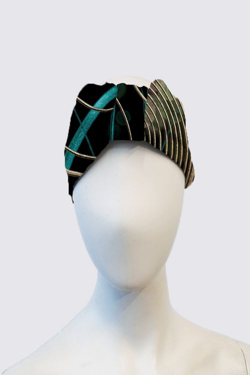 Picture of Gold circles Rosa Headband