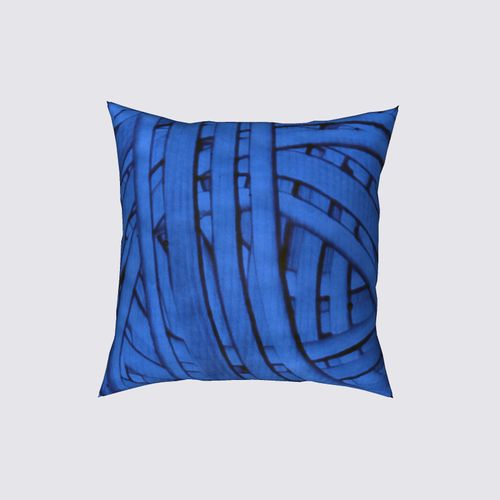 Picture of Paper art blue Pablo Cushion Cover