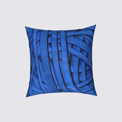 Picture of Paper art blue Pablo Cushion Cover