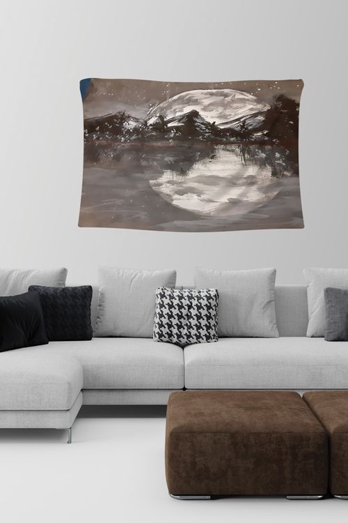Picture of Shadows crawl Amelie Wall Tapestry