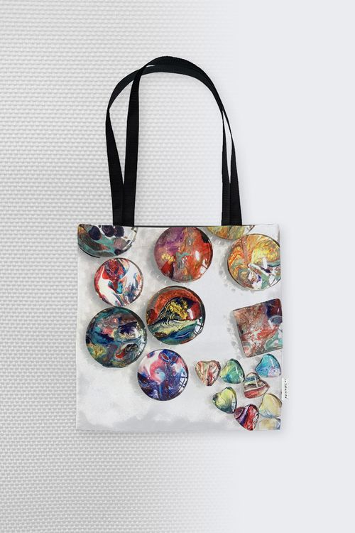 Picture of Colors and shapes'19 Maxime Canvas Tote