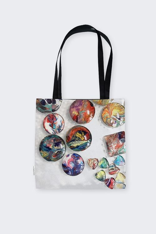 Picture of Colors and shapes'19 Maxime Canvas Tote
